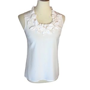 kate spade Ivory Silk Sleeveless Blouse
